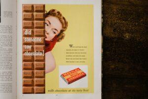 Create Compelling Ad Creative - Woman and choc