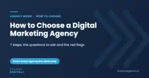 How to choose a digital marketing agency: 7-step checklist cover